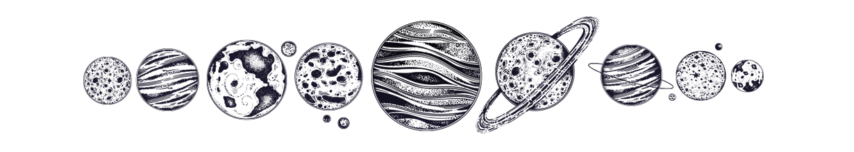 planets footer